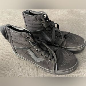 Kids Sk8-Hi zip black Vans